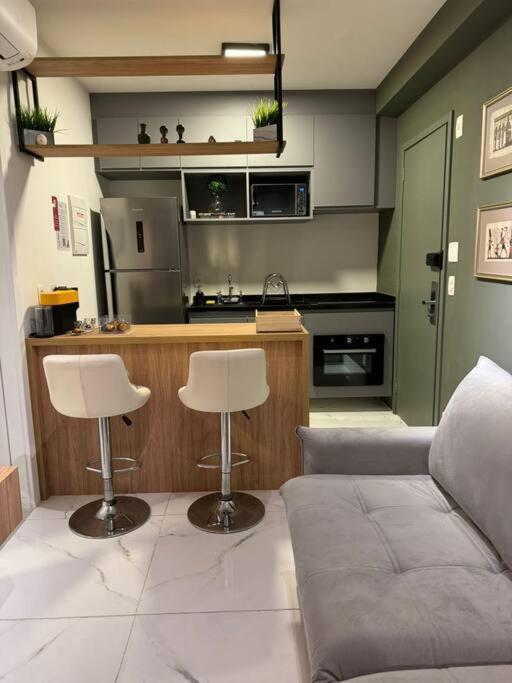 Apto Novo No Brooklin Com Ar E Garagem * São Paulo